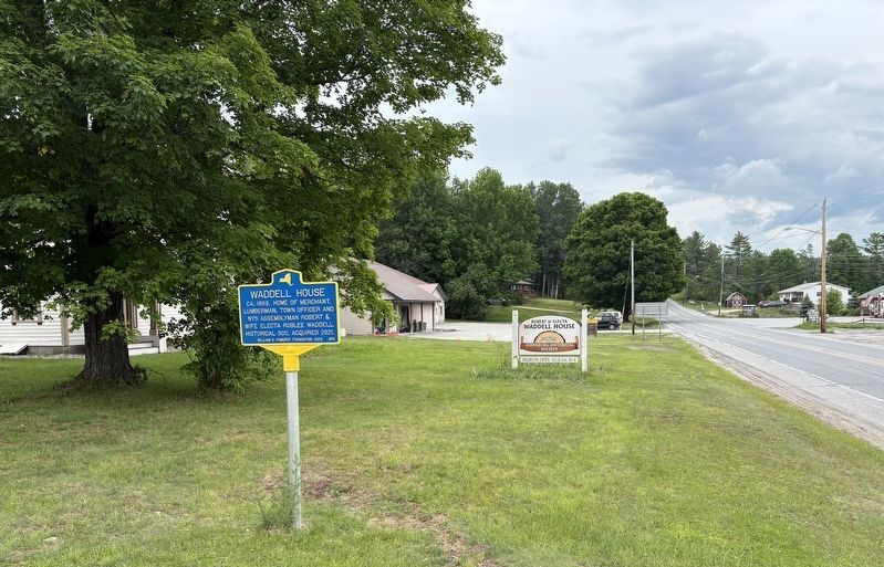 Waddell House Marker. Click for full size. Waddell House Marker image. Click for full size.