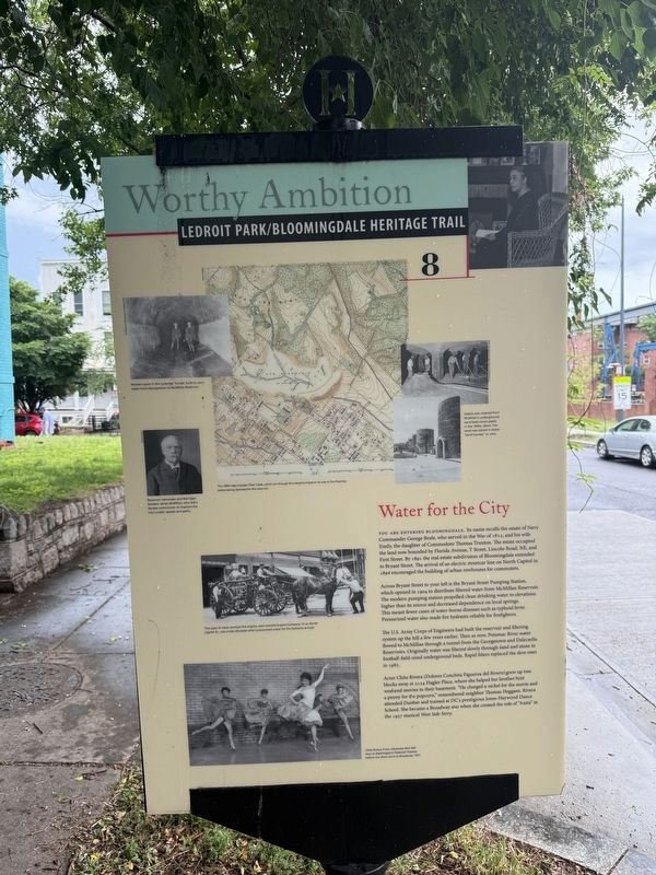 Water for the City Marker. Click for full size. Water for the City Marker image. Click for full size.