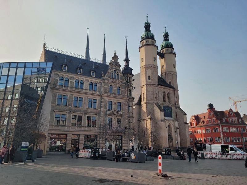 Irgendwo hier stand mal eine Kirche ... / Somewhere Around Here Once Stood a Church ... Marker. Click for full size. Irgendwo hier stand mal eine Kirche ... / Somewhere Around Here Once Stood a Church ... Marker image. Click for full size.