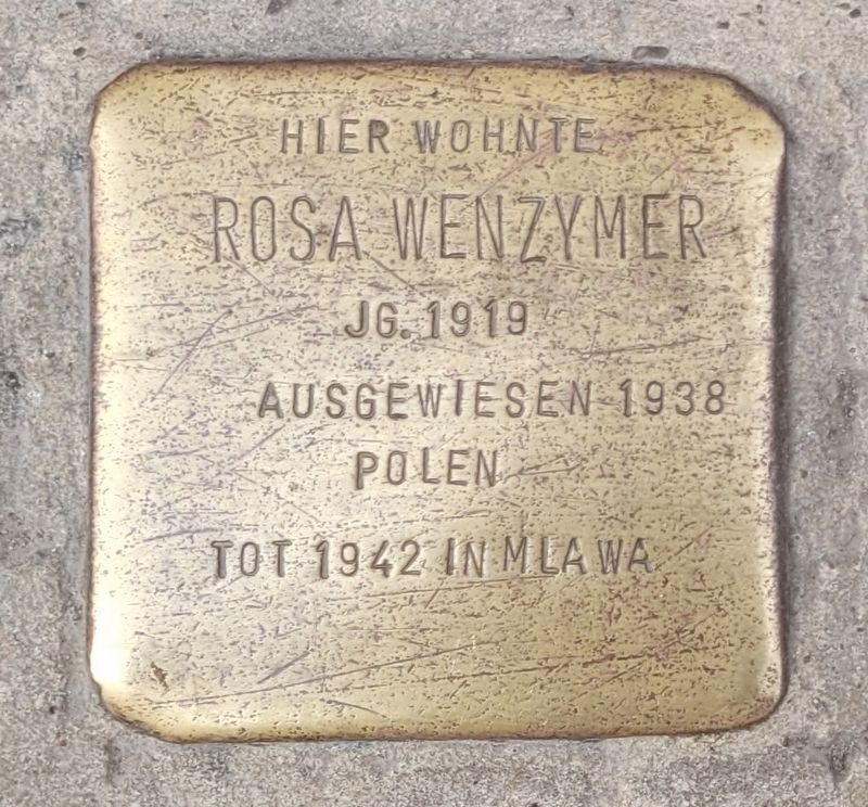 Rosa Wenzymer Marker. Click for full size. Rosa Wenzymer Marker image. Click for full size.