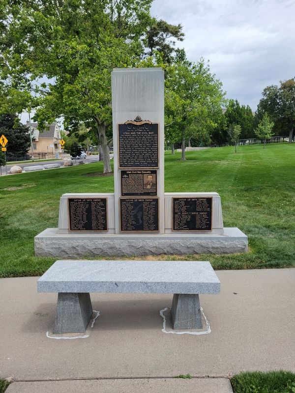 Utah Civil War Casualty Marker image. Click for full size.