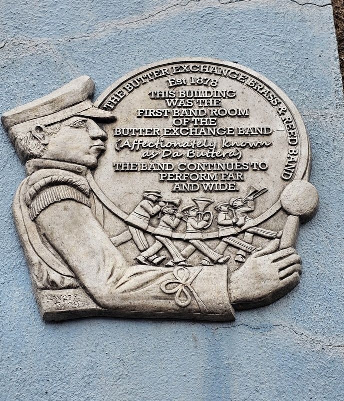 The Butter Exchange Brass & Reed Band Marker image. Click for full size.