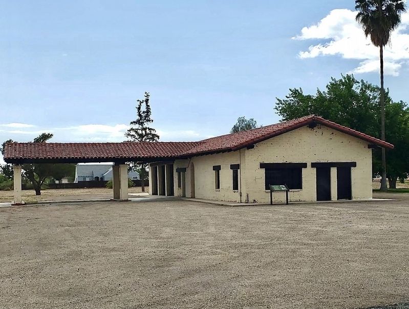 Tomasa Zapata Service Station and Marker image. Click for full size.