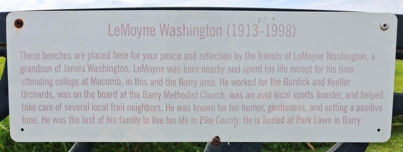 LeMoyne Washington (1913-1998) Marker image. Click for full size.