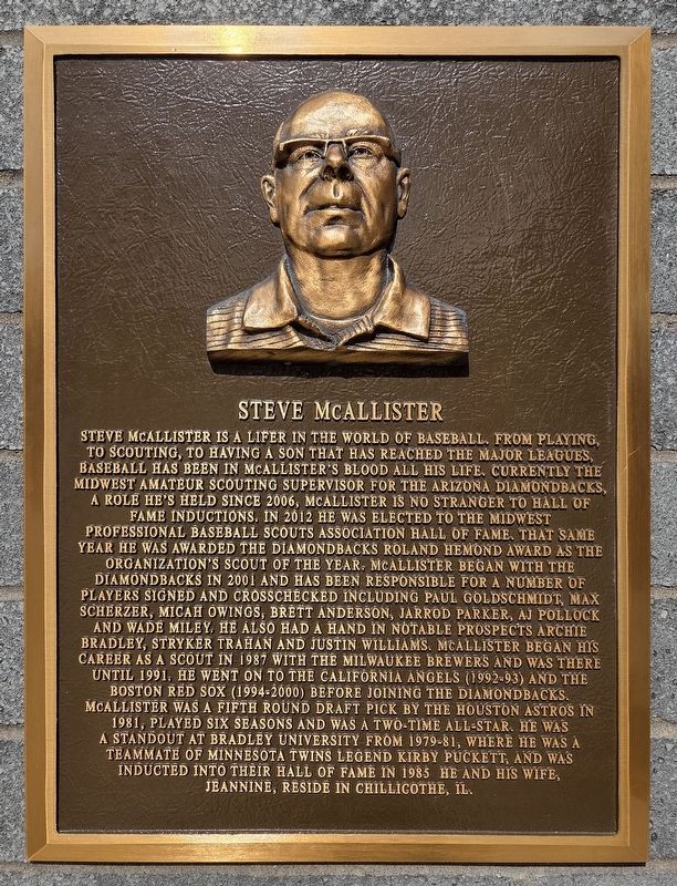 Steve McAllister Marker image. Click for full size.