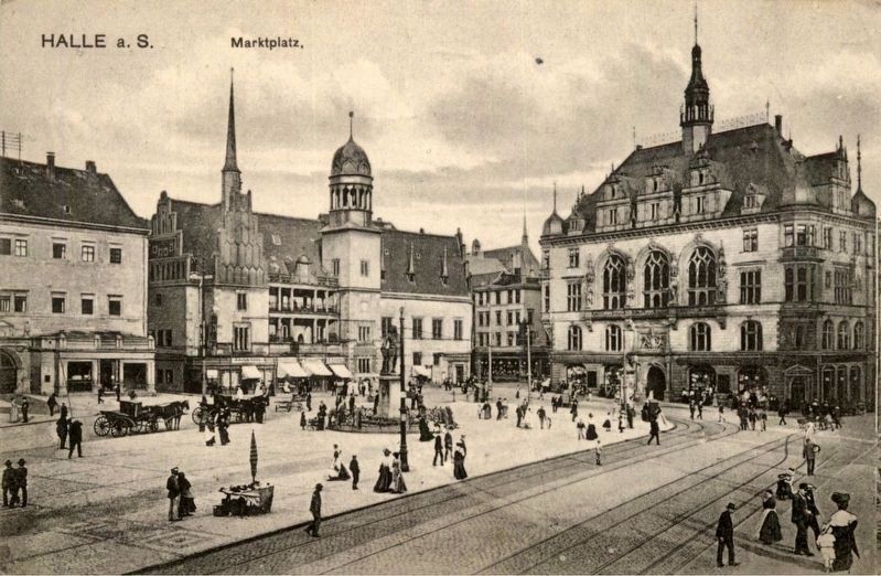 Marktplatz, Halle. Click for full size. Marktplatz, Halle image. Click for full size.