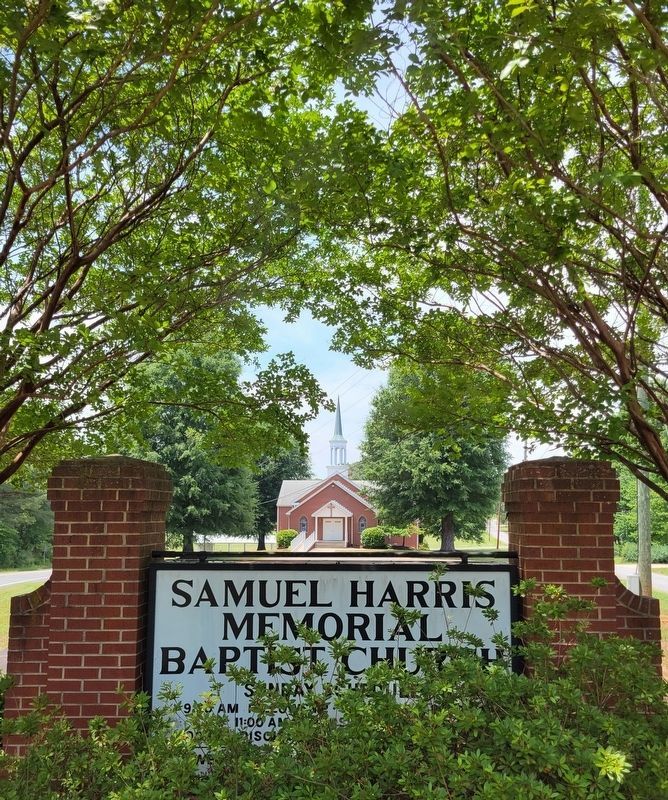 Samuel Harris Memorial Baptist Church. Click for full size. Samuel Harris Memorial Baptist Church image. Click for full size.