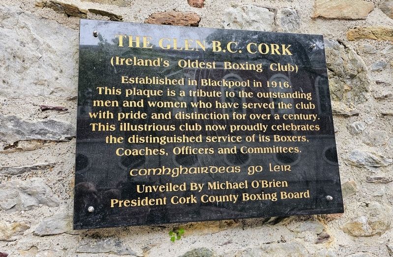 The Glen B.C. Cork Marker image. Click for full size.