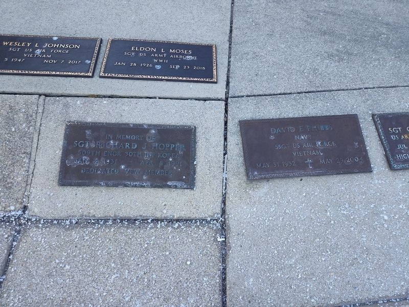 Veterans of Foreign Wars Veterans Memorial image. Click for full size.