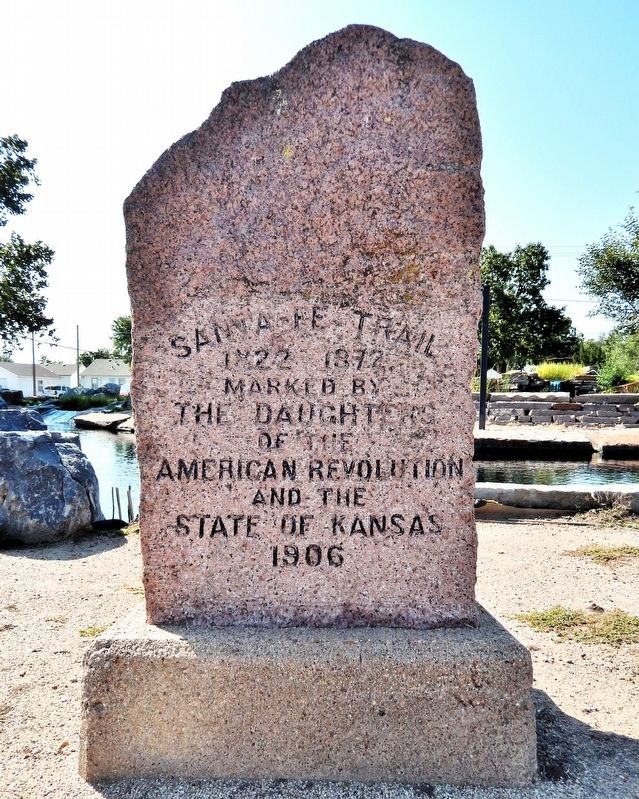 Santa Fe Trail Marker image. Click for full size.