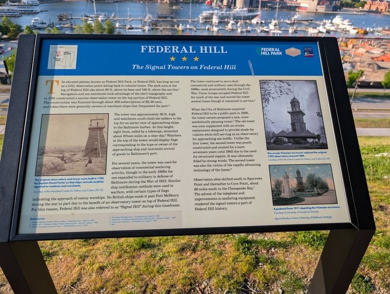 Federal Hill Marker. Click for full size. Federal Hill Marker image. Click for full size.