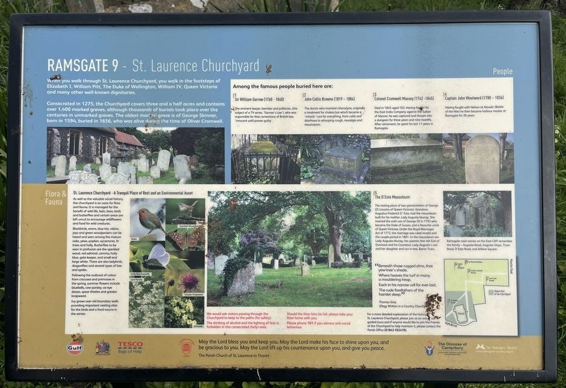 St Laurence Churchyard Marker image. Click for full size.