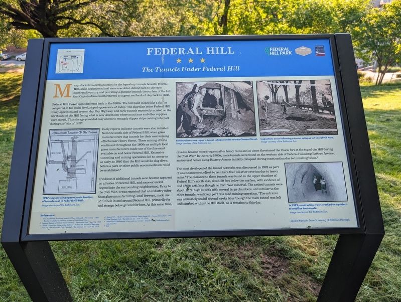 Federal Hill Marker. Click for full size. Federal Hill Marker image. Click for full size.