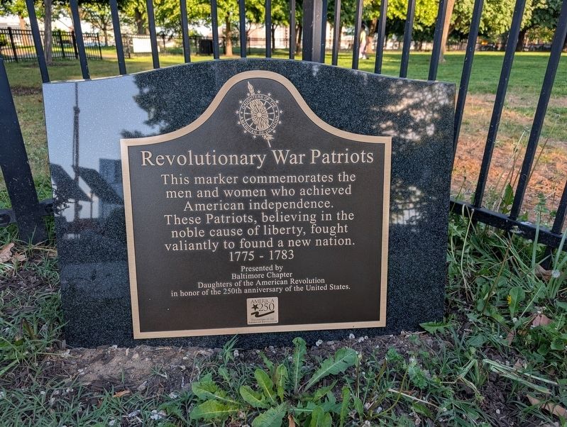 Revolutionary War Patriots Marker. Click for full size. Revolutionary War Patriots Marker image. Click for full size.