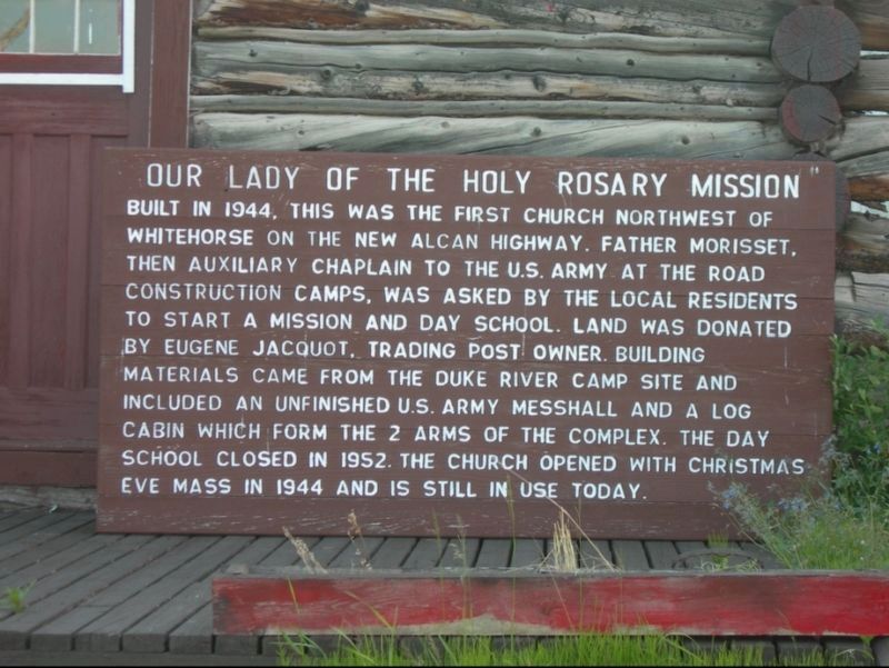 Our Lady of the Holy Rosary Mission Marker. Click for full size. Our Lady of the Holy Rosary Mission Marker image. Click for full size.