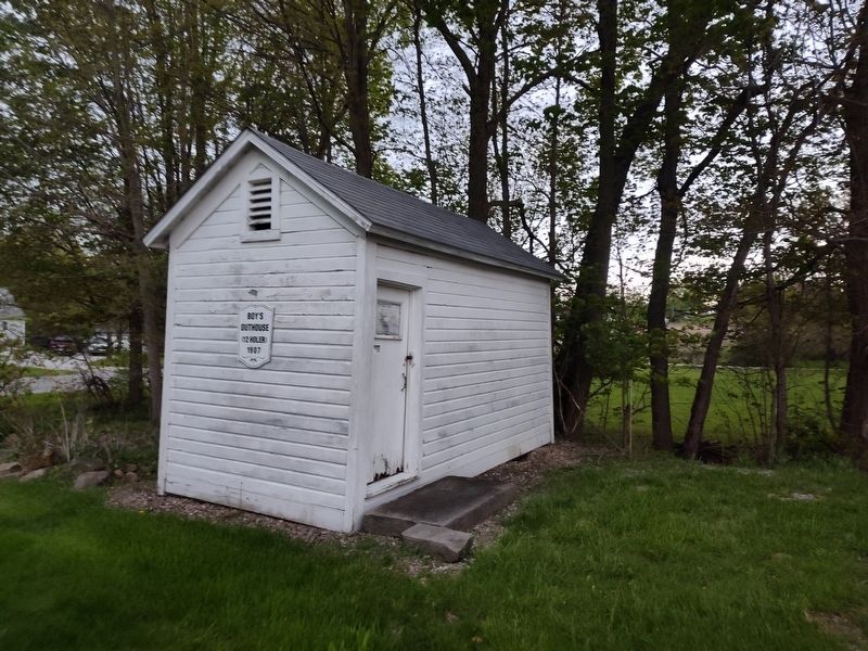 Boys Outhouse. Click for full size. Boys Outhouse image. Click for full size.