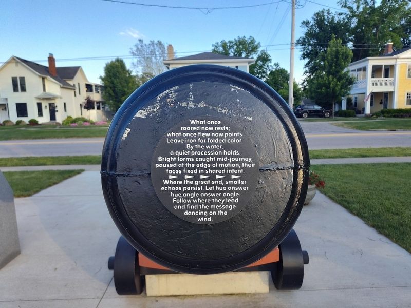 The Story of the Riverside Park Cannons Marker image. Click for full size.