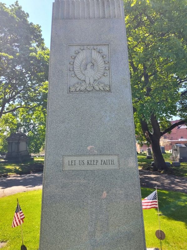 East Akron Cemetery Veterans Memorial. Click for full size. East Akron Cemetery Veterans Memorial image. Click for full size.