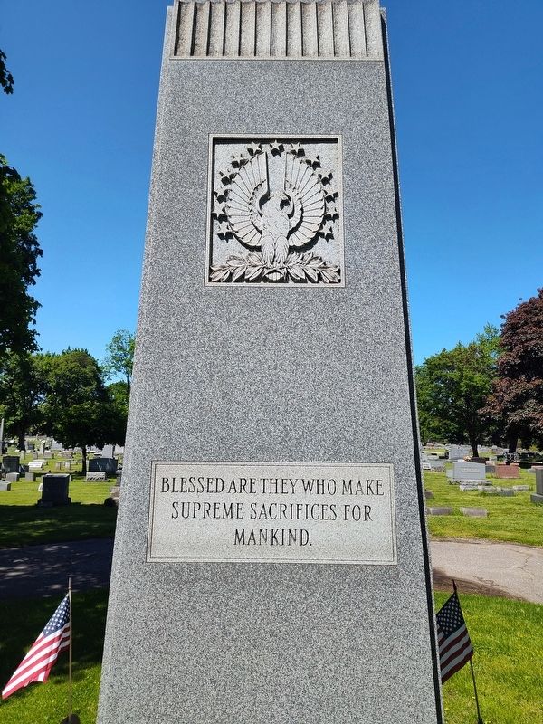 East Akron Cemetery Veterans Memorial. Click for full size. East Akron Cemetery Veterans Memorial image. Click for full size.