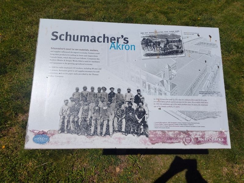 Schumacher's Akron Marker. Click for full size. Schumacher's Akron Marker image. Click for full size.