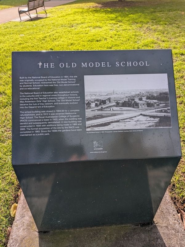 The Old Model School Marker image. Click for full size.