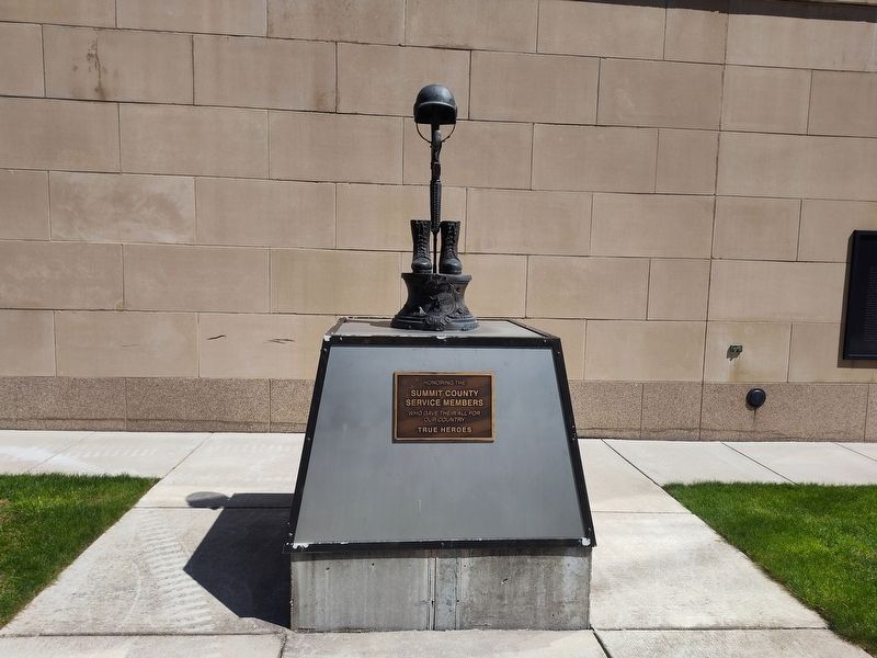 Summit County Service Members Memorial. Click for full size. Summit County Service Members Memorial image. Click for full size.
