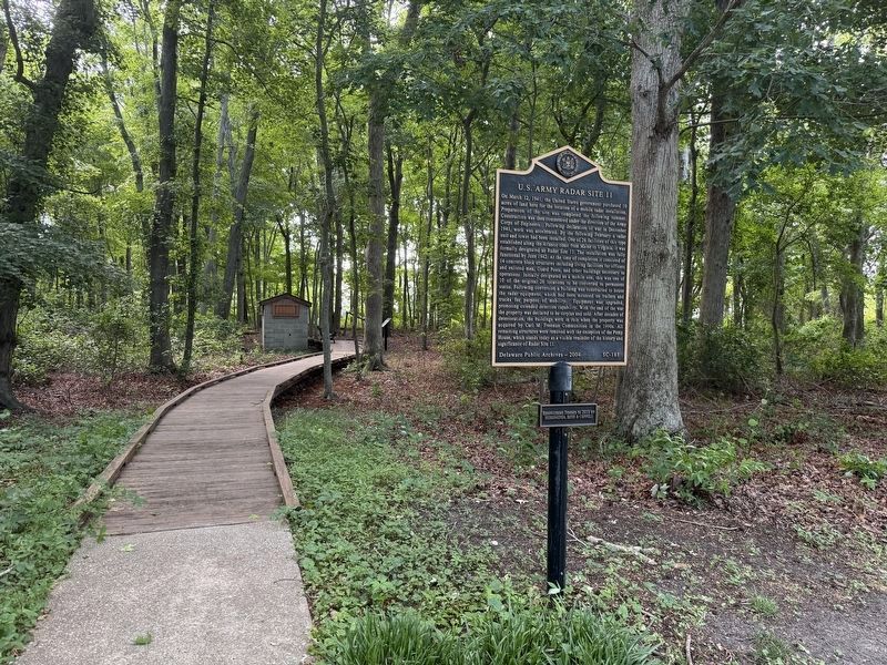 U.S. Army Radar Site 11 Marker. Click for full size. U.S. Army Radar Site 11 Marker image. Click for full size.