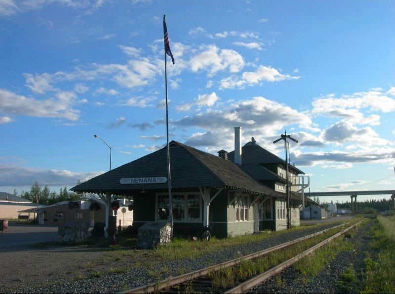 The old train depot. Click for full size. The old train depot image. Click for full size.