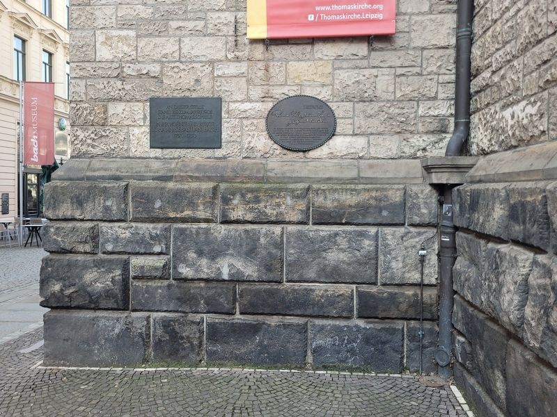 Alte Thomasschule / Old St. Thomas School Marker image. Click for full size.