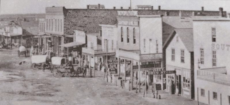 Marker detail: Great Bend, c. 1870. Click for full size. Marker detail: Great Bend, c. 1870 image. Click for full size.