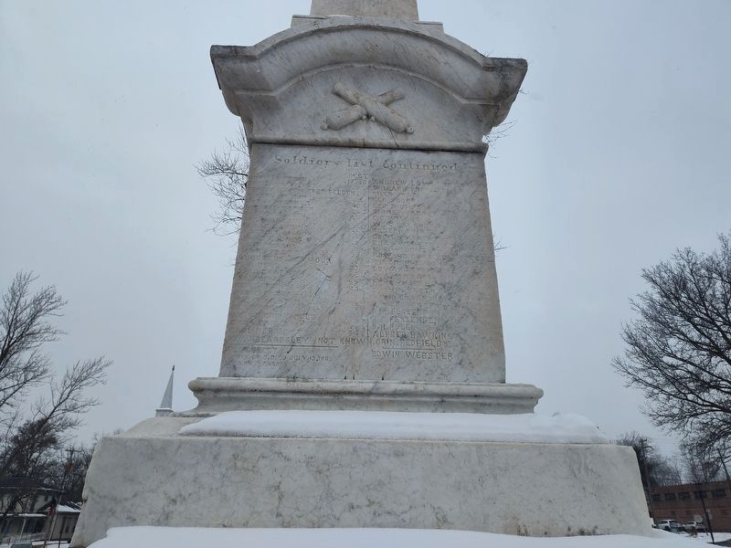 Twinsburgh Civil War Memorial. Click for full size. Twinsburgh Civil War Memorial image. Click for full size.