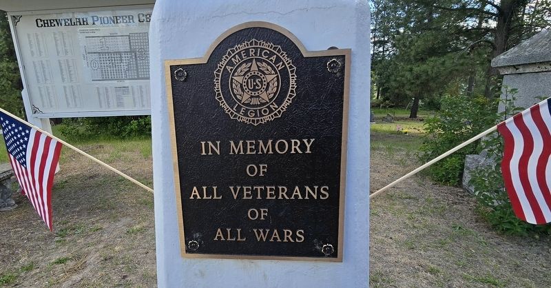 Memorial to all veterans Marker. Click for full size. Memorial to all veterans Marker image. Click for full size.