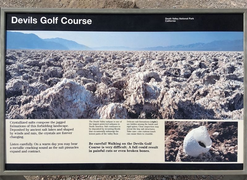 Devils Golf Course Marker image. Click for full size.