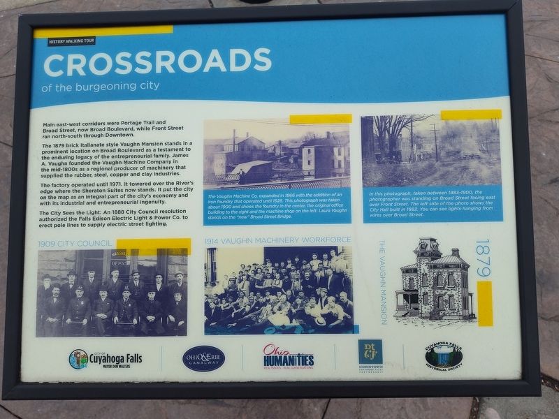 Crossroads Marker. Click for full size. Crossroads Marker image. Click for full size.