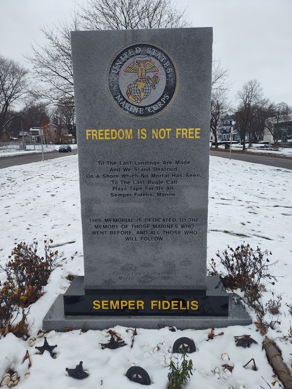 Freedom Is Not Free Marker. Click for full size. Freedom Is Not Free Marker image. Click for full size.
