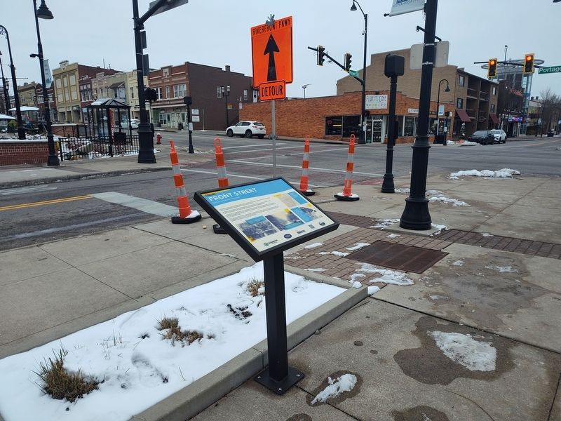 Front Street Marker. Click for full size. Front Street Marker image. Click for full size.