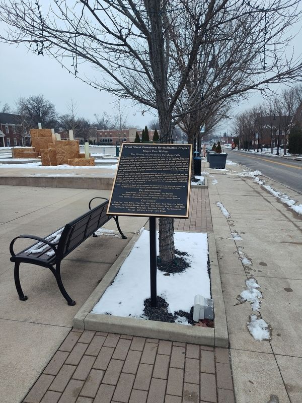 The History of Downtown Cuyahoga Falls Marker image. Click for full size.