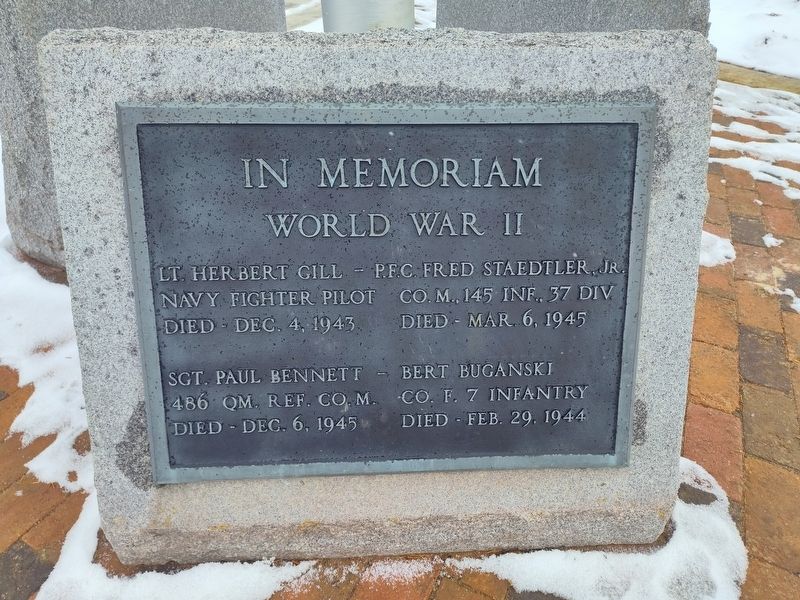 In Memoriam World War II Marker image. Click for full size.