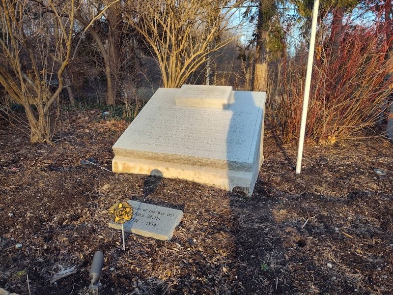 Captain Elijah Welton Marker. Click for full size. Captain Elijah Welton Marker image. Click for full size.