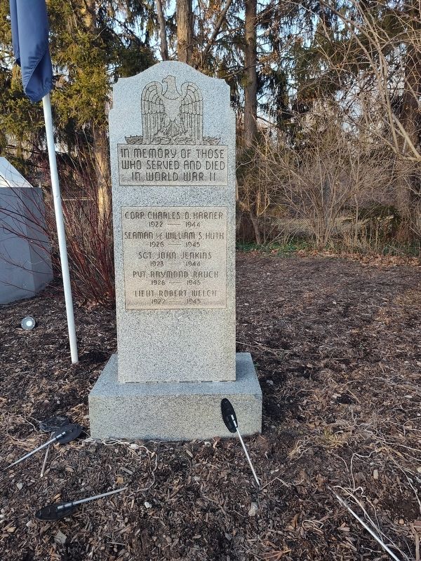 West Richfield World War II Veterans Memorial. Click for full size. West Richfield World War II Veterans Memorial image. Click for full size.