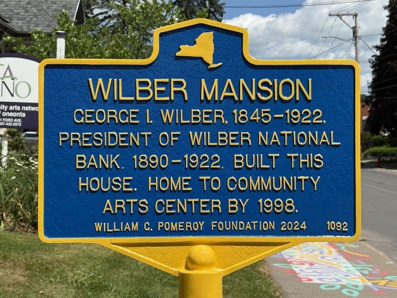 Wilber Mansion Marker. Click for full size. Wilber Mansion Marker image. Click for full size.