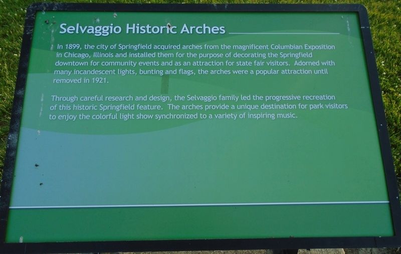 Selvaggio Historic Arches Marker. Click for full size. Selvaggio Historic Arches Marker image. Click for full size.