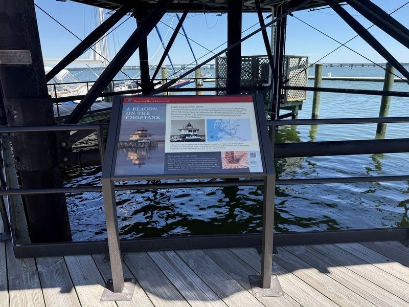 A Beacon on the Choptank Marker image. Click for full size.
