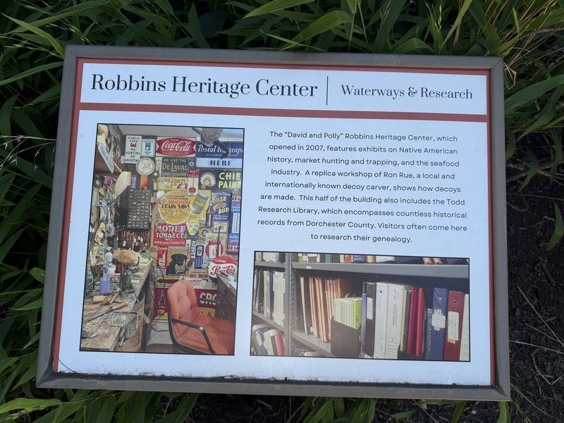 Robbin's Heritage Center Marker image. Click for full size.