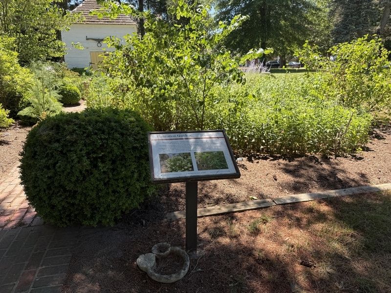 Plantation Garden Marker on the grounds of the garden image. Click for full size.