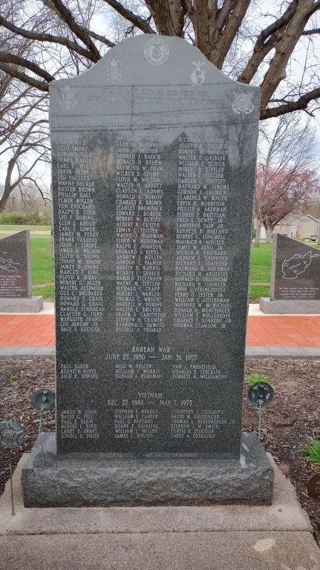 Van Wert County Wourld War II Veterans Memorial Marker. Click for full size. Van Wert County Wourld War II Veterans Memorial Marker image. Click for full size.