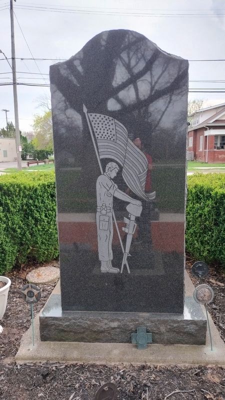 Van Wert County Wourld War II Veterans Memorial. Click for full size. Van Wert County Wourld War II Veterans Memorial image. Click for full size.