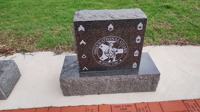 Ohio National Guard Marker. Click for full size. Ohio National Guard Marker image. Click for full size.