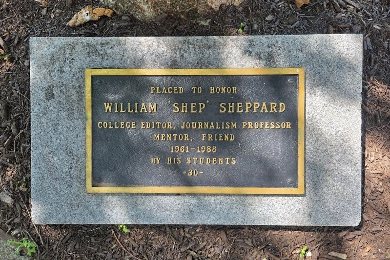 William 'Shep' Sheppard Marker. Click for full size. William 'Shep' Sheppard Marker image. Click for full size.