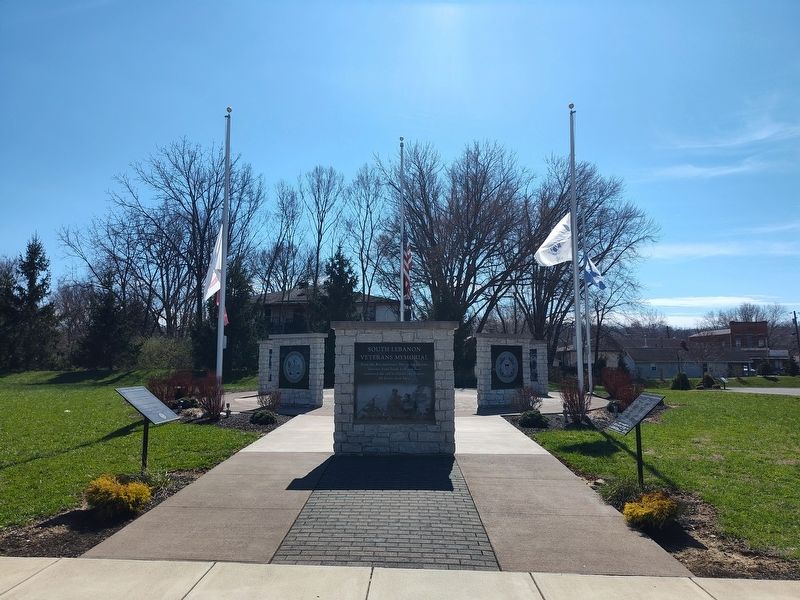 South Lebanon Veterans Memorial. Click for full size. South Lebanon Veterans Memorial image. Click for full size.
